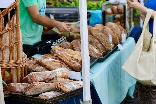 Fresh bread for sale 